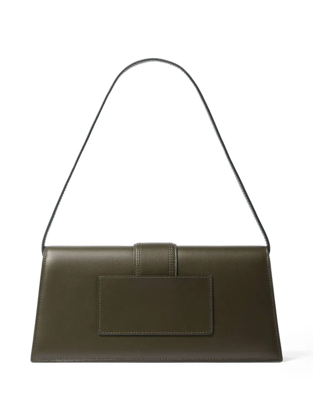 Jacquemus Le Chouchou Leather Flap Shoulder Bag In Green