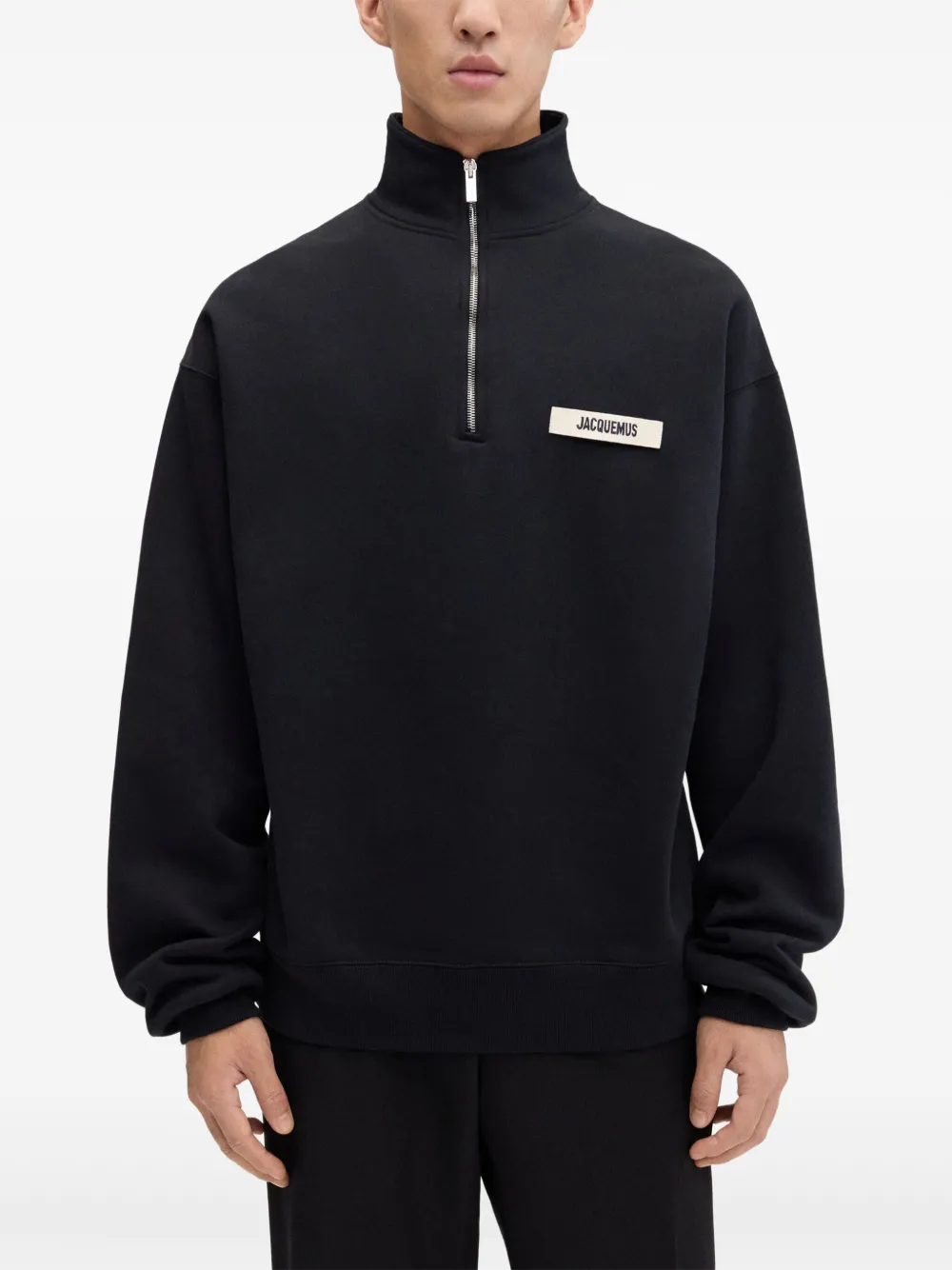 Jacquemus half-zip logo-patch sweatshirt | Sweatshirts | Image 2