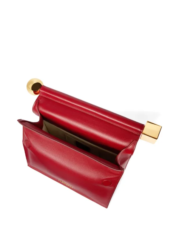 Jacquemus The Rond Carré Clutch Bag | Red | FARFETCH