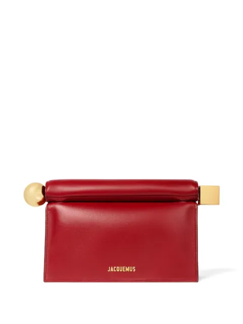 Jacquemus شنطة كلاتش 'ذا روند كاريه' صغيرة