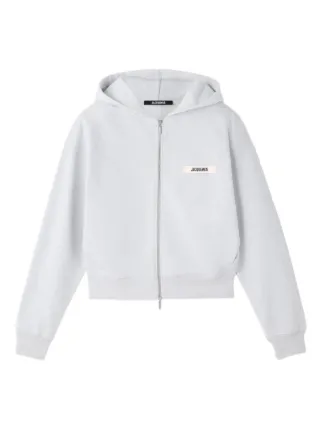 Jacquemus ジップ ニットパーカー | グレー | FARFETCH JP
