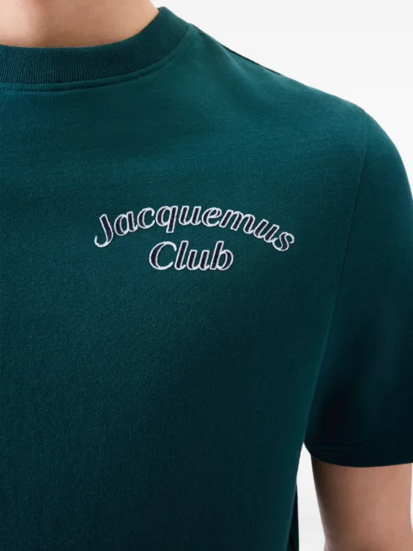 パーカー・フーディ JACQUEMUS Men T Shirts 24H246DE0271513 Green Jacquemus Logo T-shirt | Green | FARFETCH