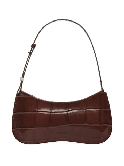 Jacquemus Le Bisou crocodile-embossed shoulder bag