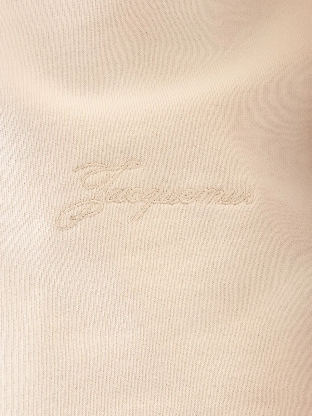 Jacquemus T-shirt met borduurwerk Beige