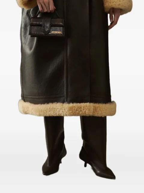 Jacquemus The Bambino top-handle leather clutch bag