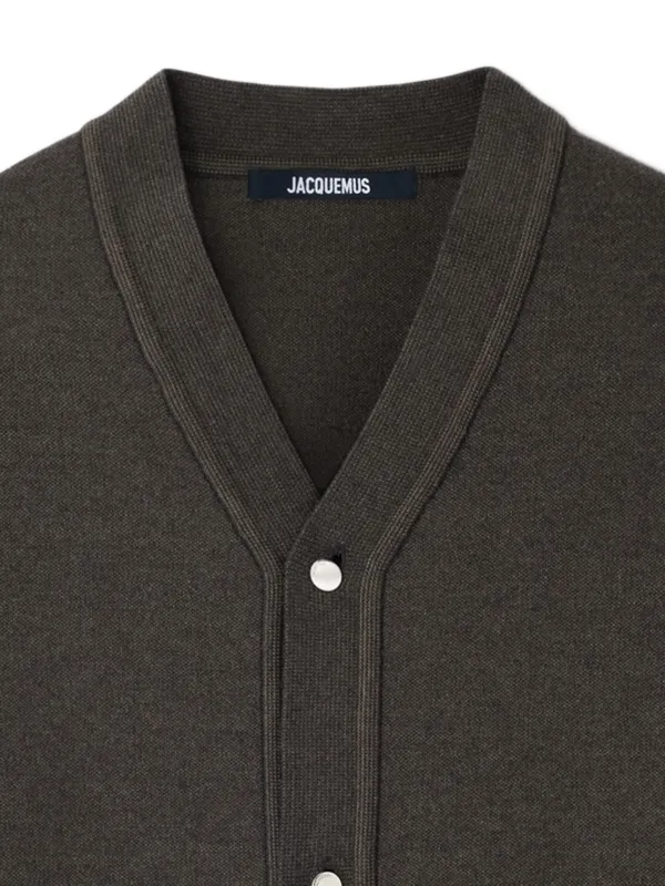 Jacquemus V-neck Cardigan | Brown | FARFETCH