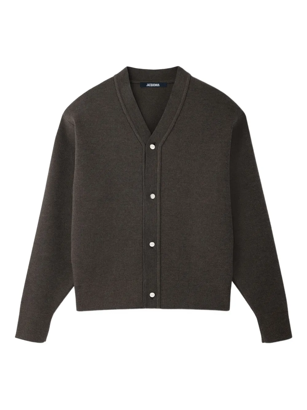 Jacquemus Cardigan mit V-Ausschnitt | Braun | Image 1