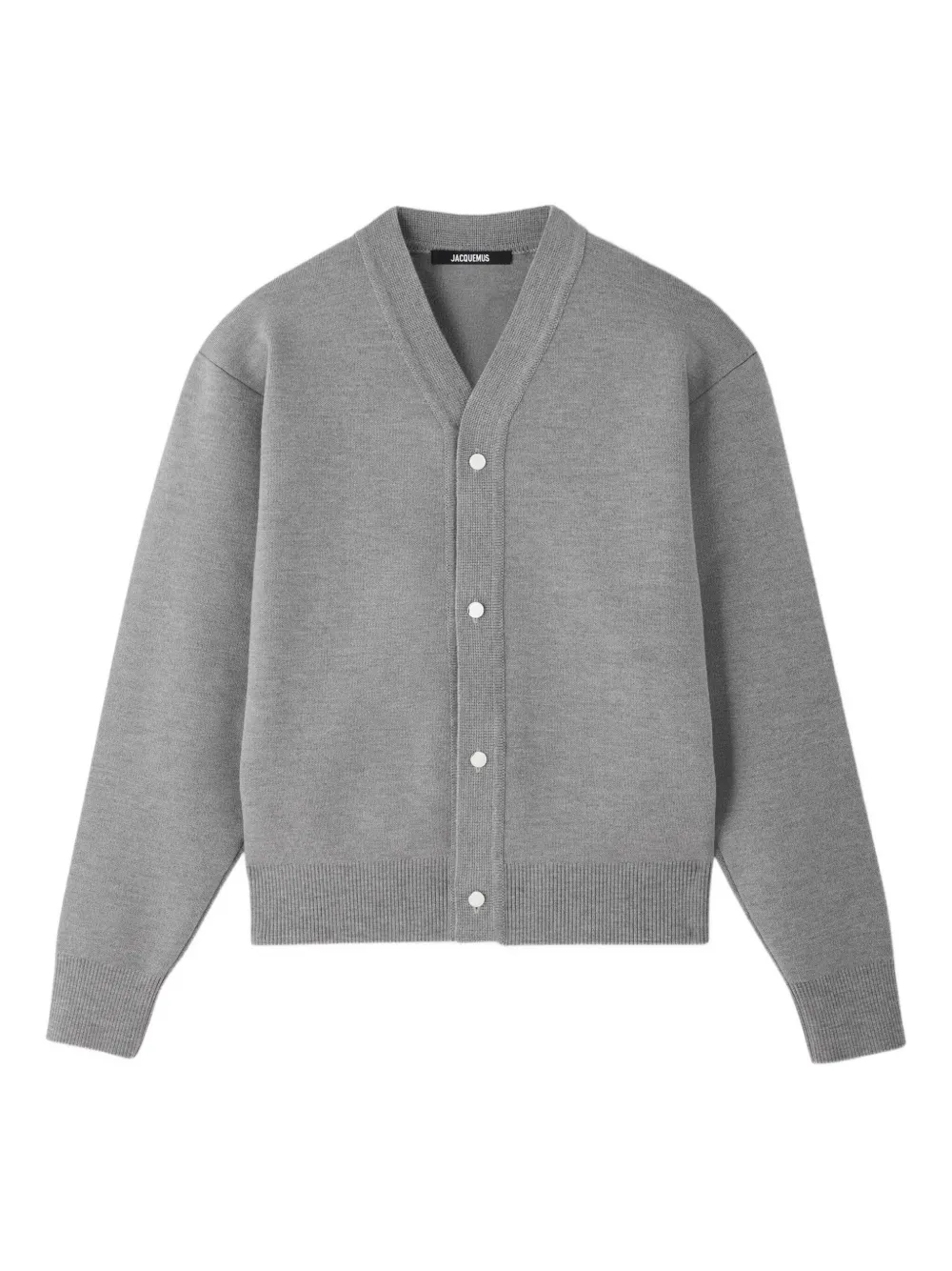 Jacquemus V-neck Cardigan In Gray