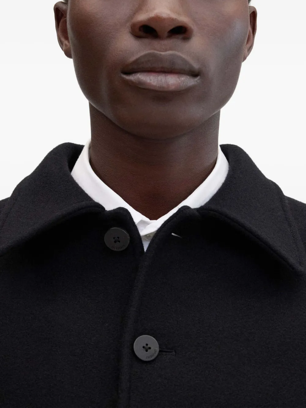 Jacquemus Button-fastening Ribbed-hem Jacket In Brown