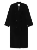 The Frankie Shop wool-blend double-breasted coat - Black