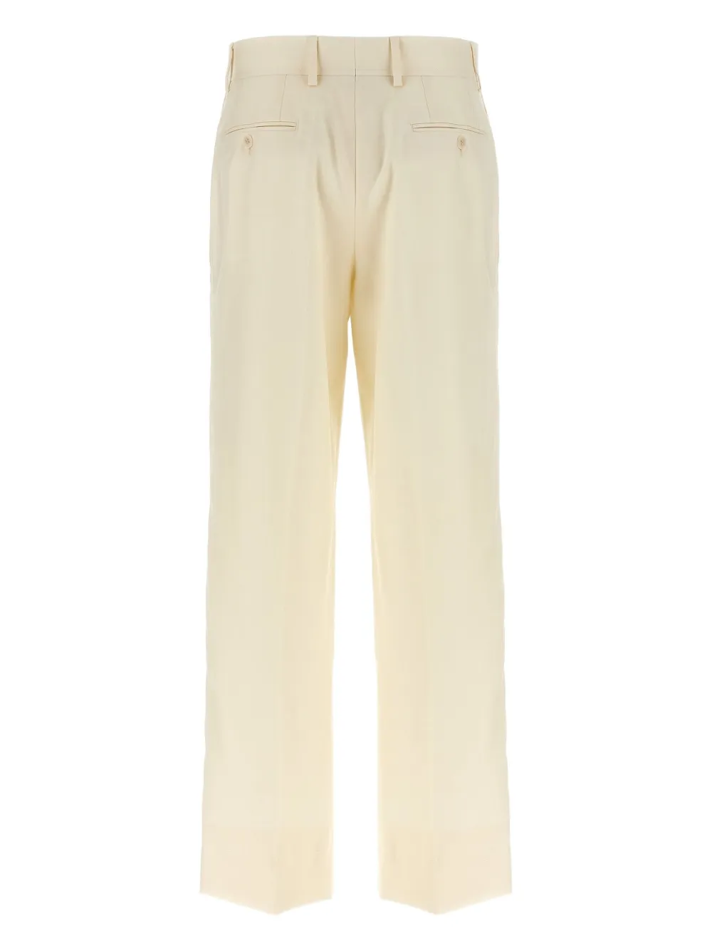 Brioni Broek van wolblend Wit