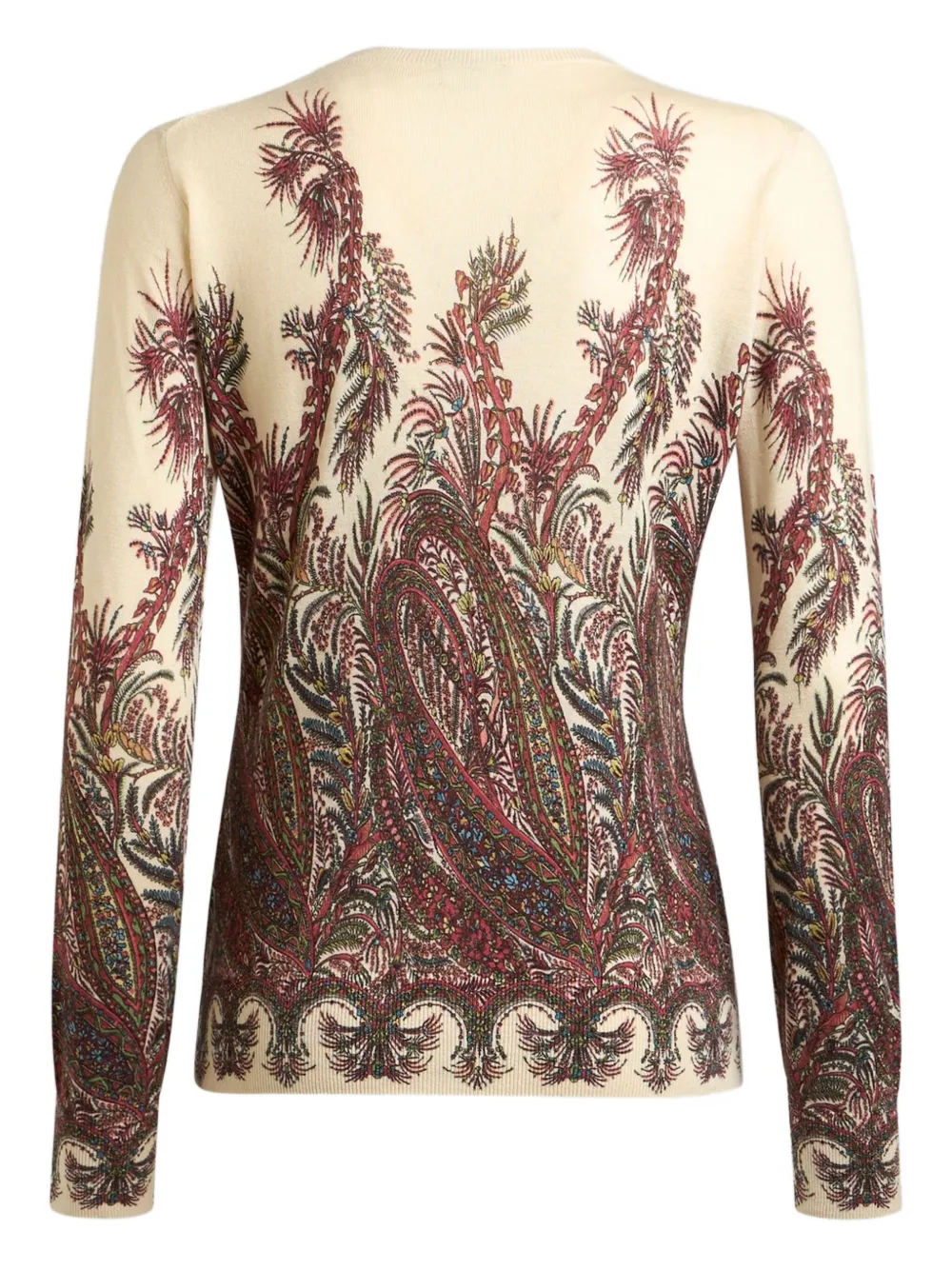 ETRO paisley-print cardigan Beige