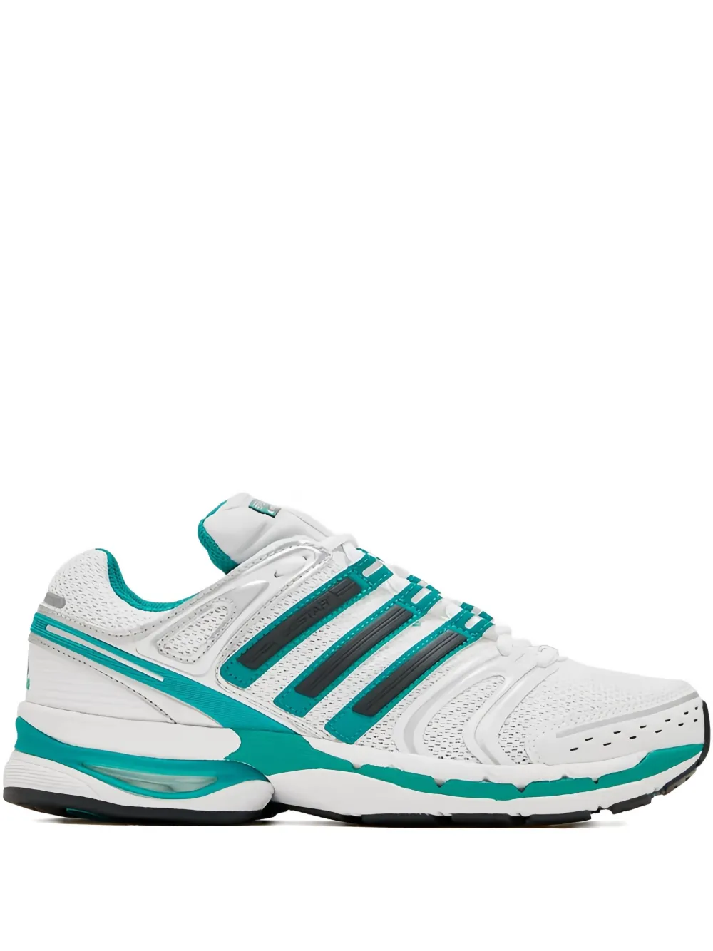 Adidas Originals X Sporty & Rich Three-stripe Sneakers In White