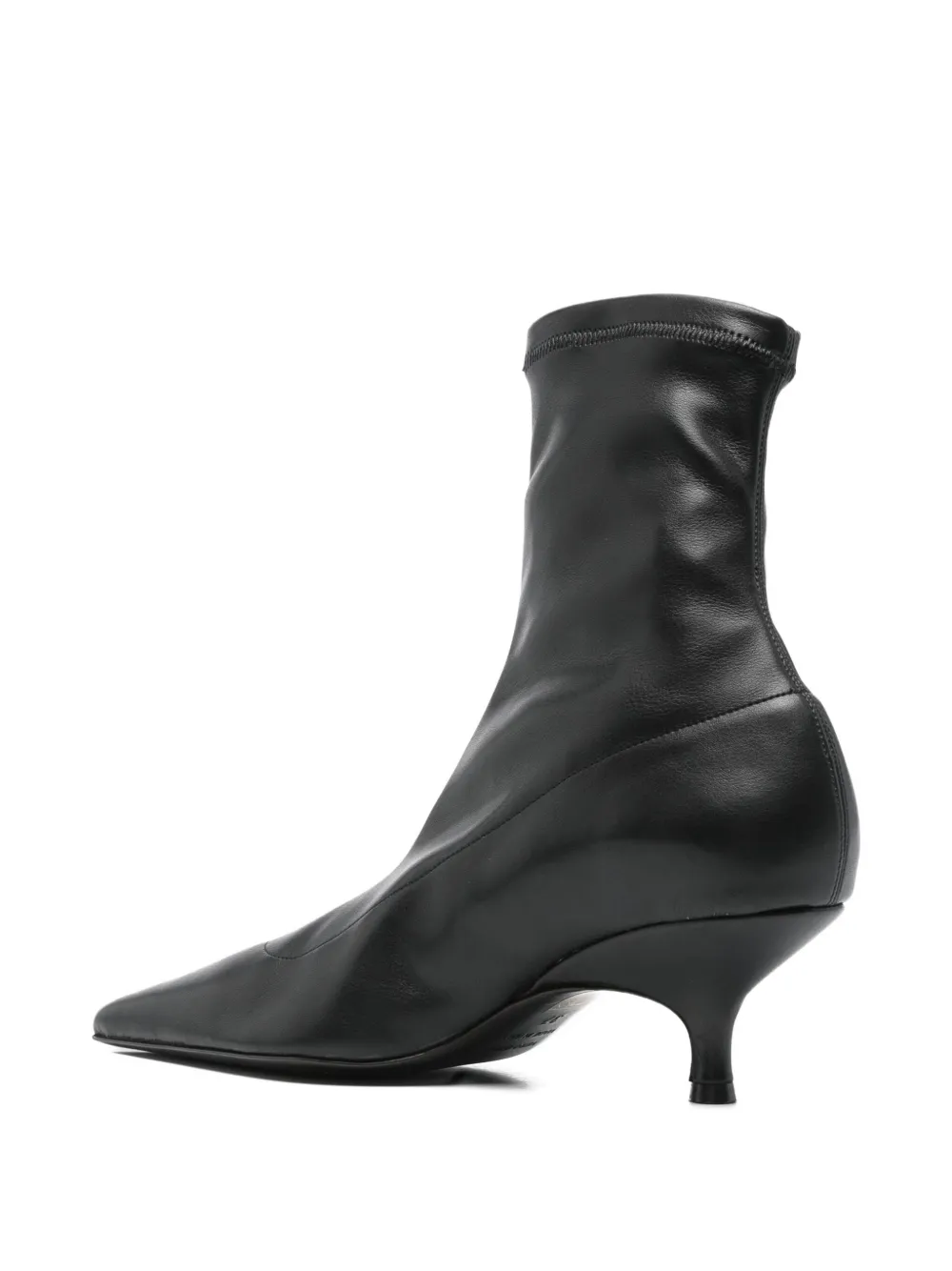 GIABORGHINI 50mm Mia pointed-toe sock boots Black