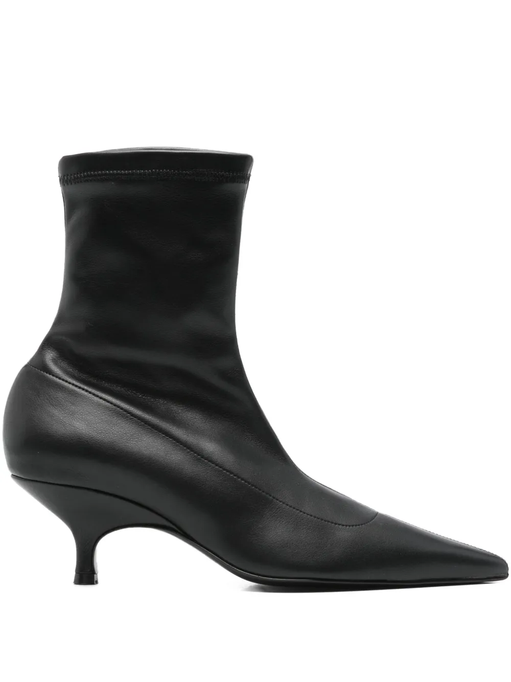 GIABORGHINI 50mm Mia pointed-toe sock boots Black