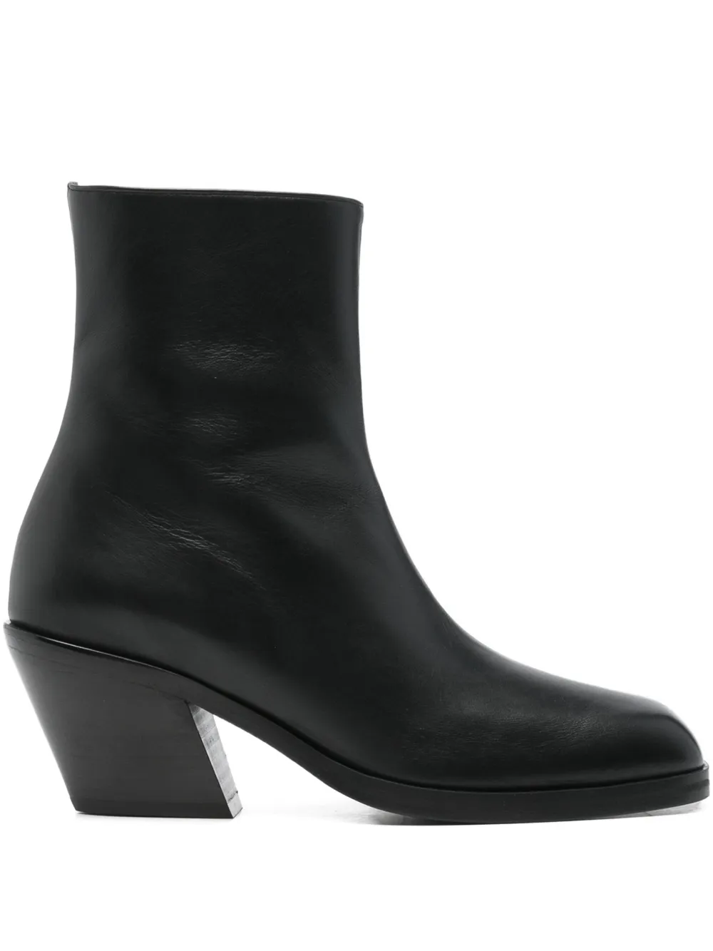 Gia Borghini Taylor Block-heel Boots In Black
