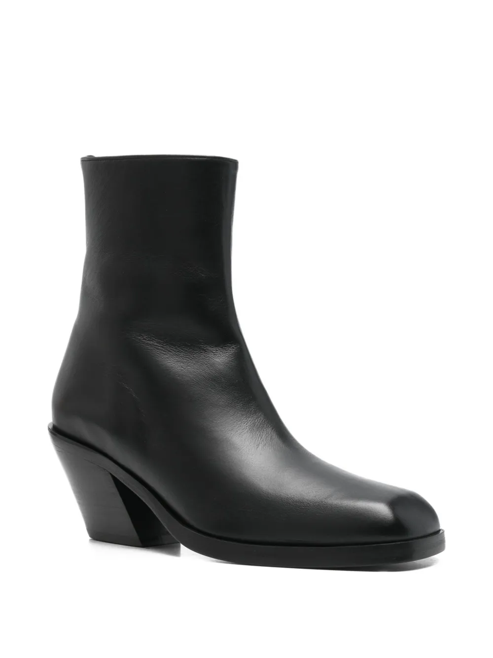 Gia Borghini Taylor Block-heel Boots In Black