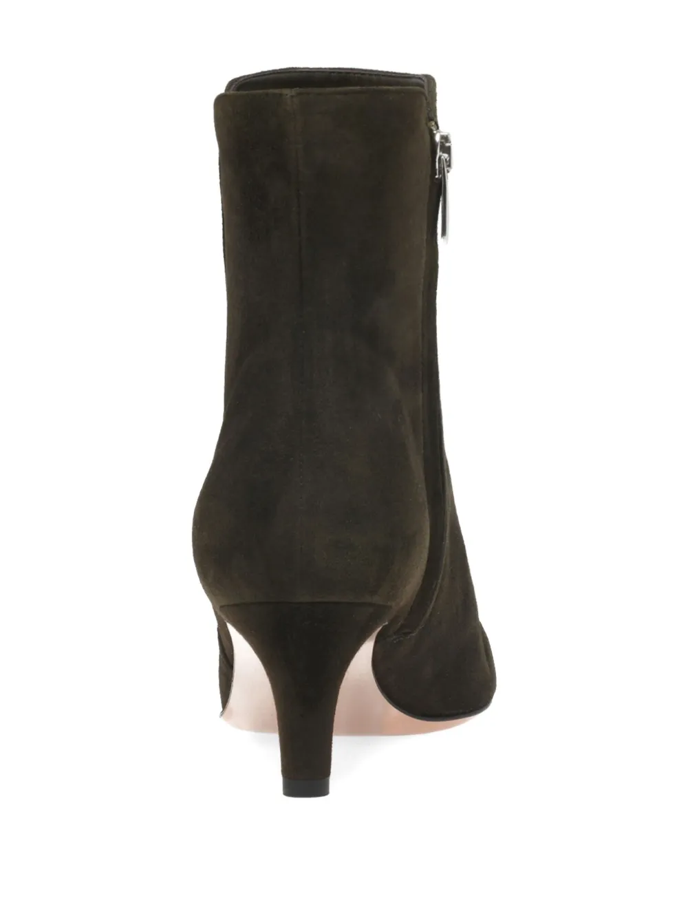 Gianvito Rossi pointed-toe suede ankle boots Green