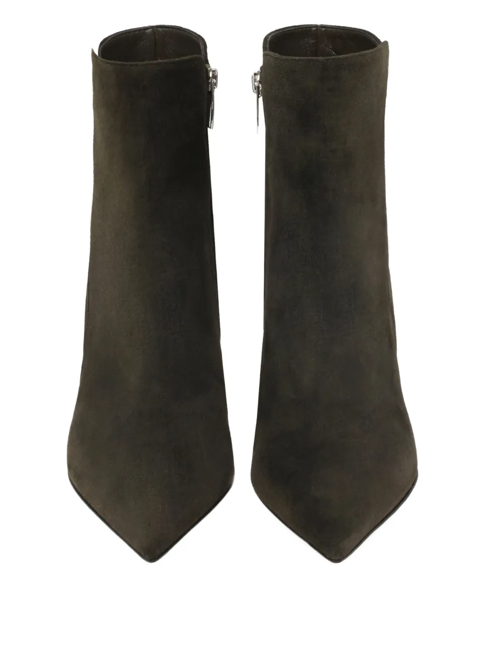 Gianvito Rossi pointed-toe suede ankle boots Green