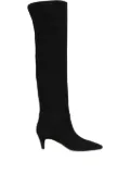 Gianvito Rossi knee-high pointed-toe boots - Black
