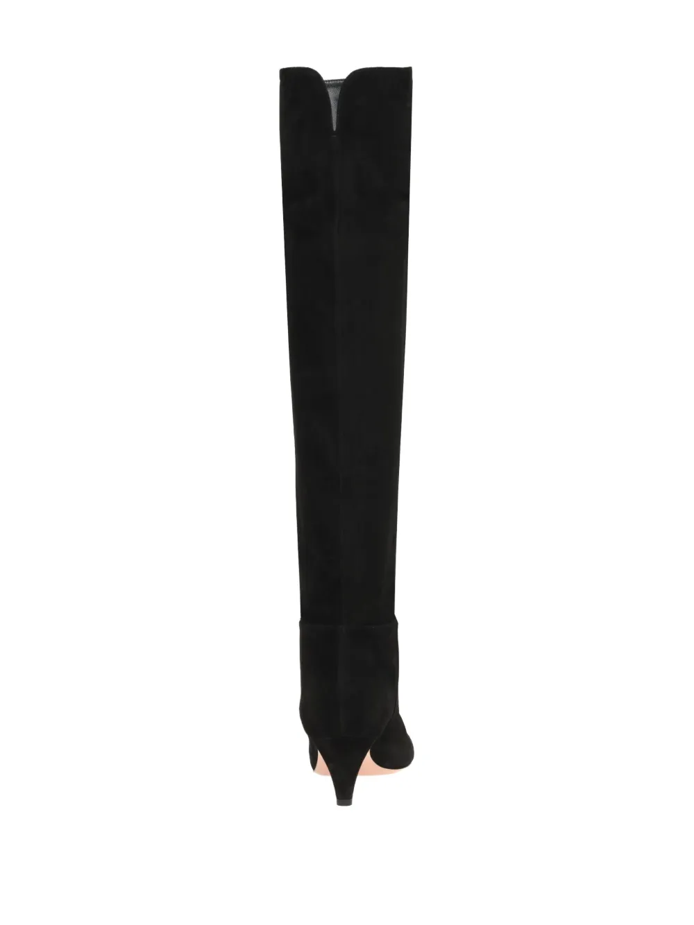 Gianvito Rossi knee-high pointed-toe boots Black