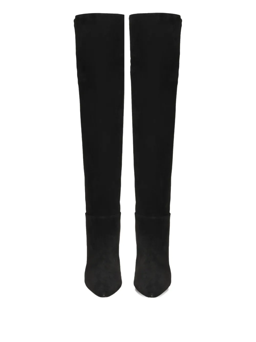 Gianvito Rossi knee-high pointed-toe boots Black