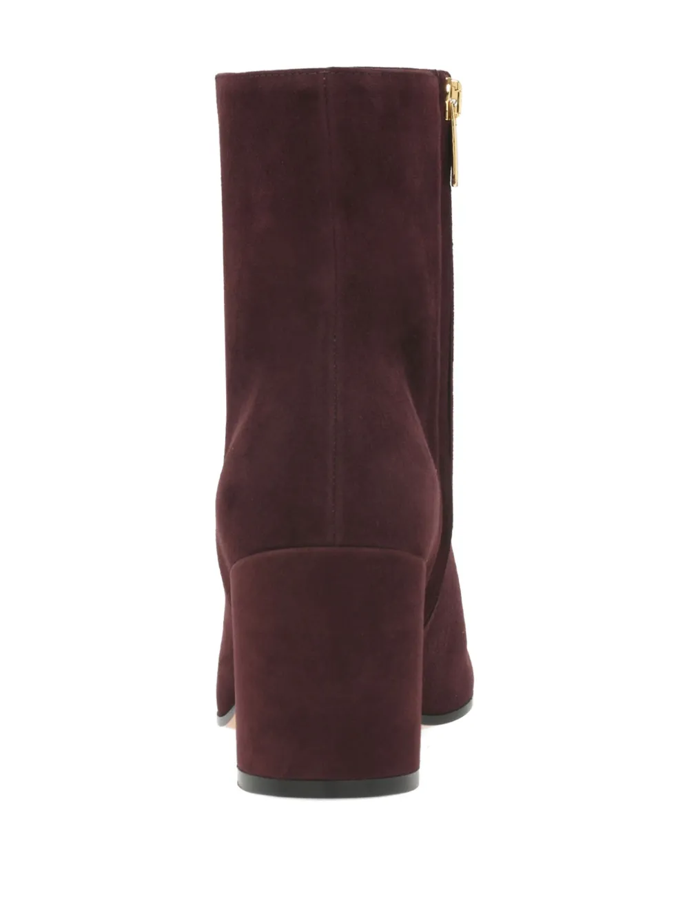 Gianvito Rossi block-heel ankle boots Red