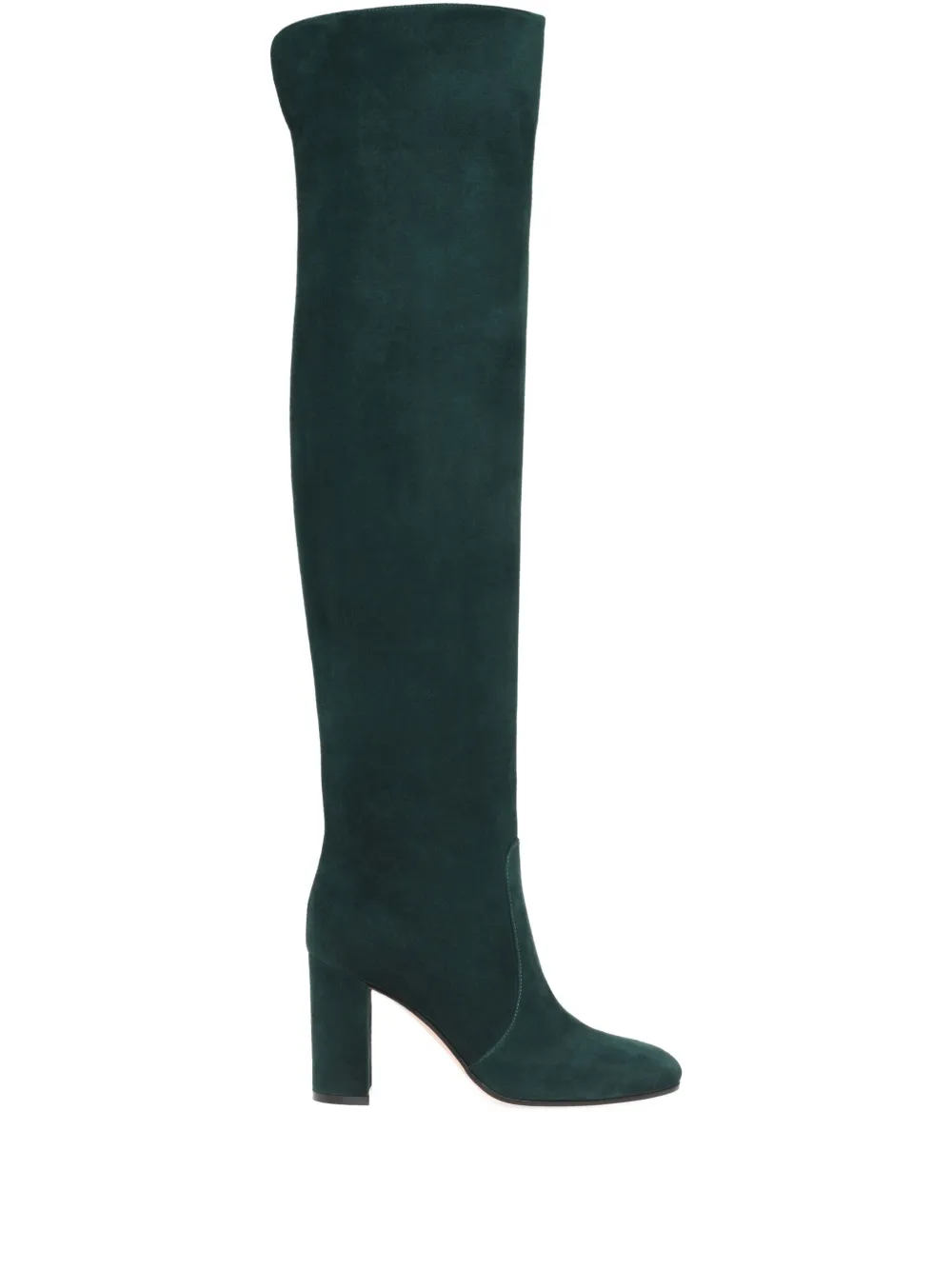 Gianvito Rossi over-the-knee block-heel boots Green
