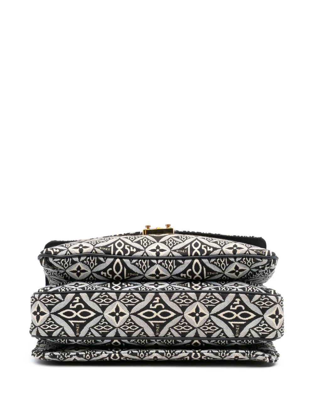 Pre-owned Louis Vuitton 2020 Since 1854 Pochette Metis Satchel In Black