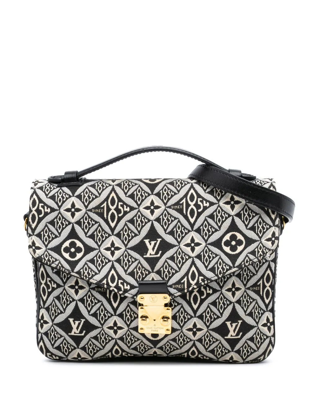 Louis Vuitton Pre-Owned 2020 シンス 1854 ポシェット メティス サッチェルバッグ - ブラック Louis Vuitton Pre-Owned 2020 シンス 1854 ポシェット メティス サッチェルバッグ - ブラック