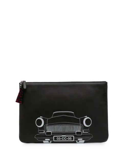 CHANEL Pre-Owned 2016-2017 Large Printed Lambskin La Habana O Case clutch bag