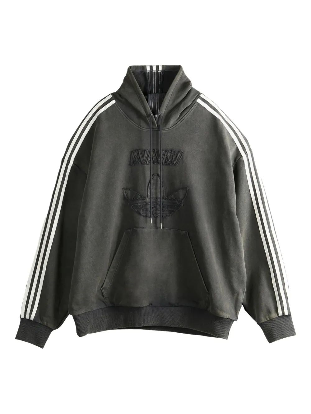 adidas hoodie con logo bordado en colaboración con Avavav | gris | Image 1