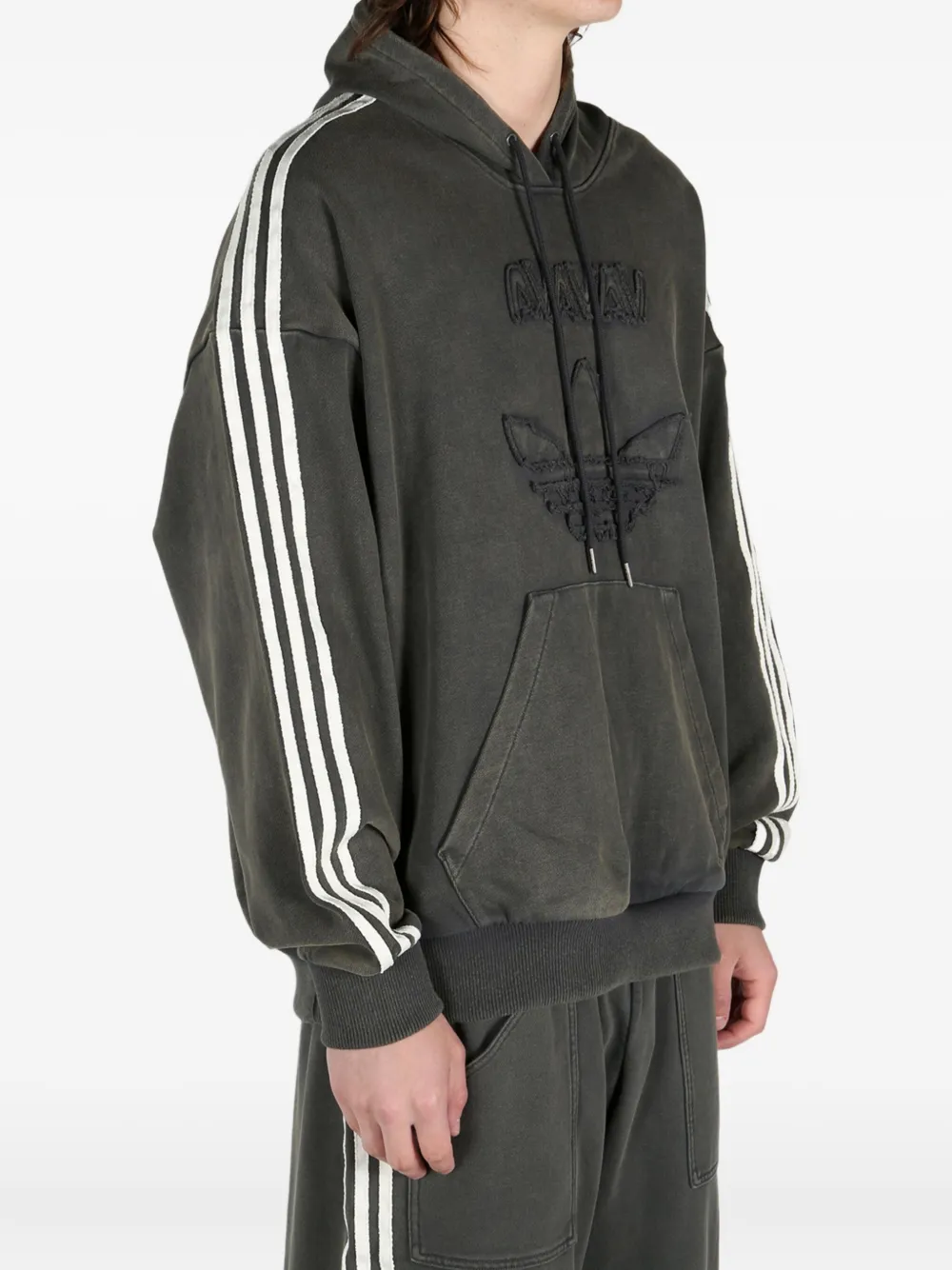 adidas x Avavav hoodie met geborduurd logo Grijs
