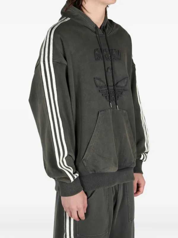 日本正規品 adidas AVAVAV フード付パーカー アディダスパーカー ADIDAS × AVAVAV ショルダーレス フーディ パーカー ブラック L - メルカリ