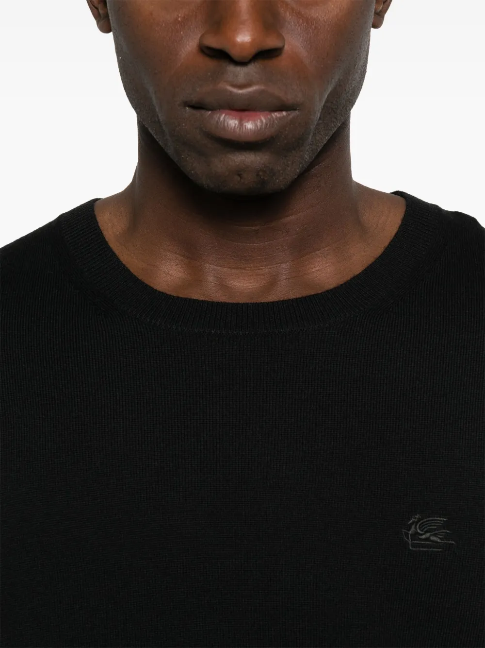 ETRO Trui met geborduurd logo Zwart