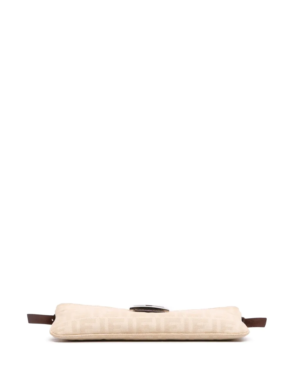 Pre-owned Fendi 2000-2010 Zucca Canvas Crossbody Bag In Brown