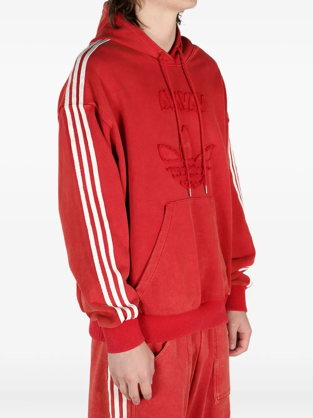 adidas x Avavav hoodie met logo-applicatie Rood