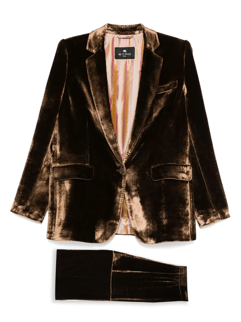 ETRO シングルスーツ - ブラウン ETRO シングルスーツ - ブラウン