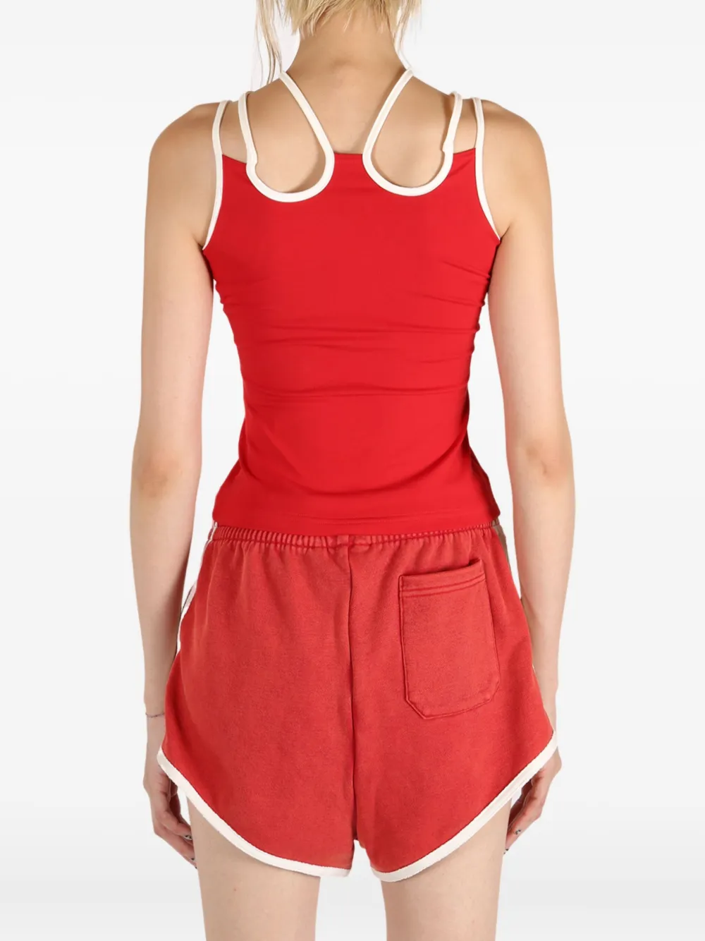 adidas x Avavav top met gekruiste bandjes Rood