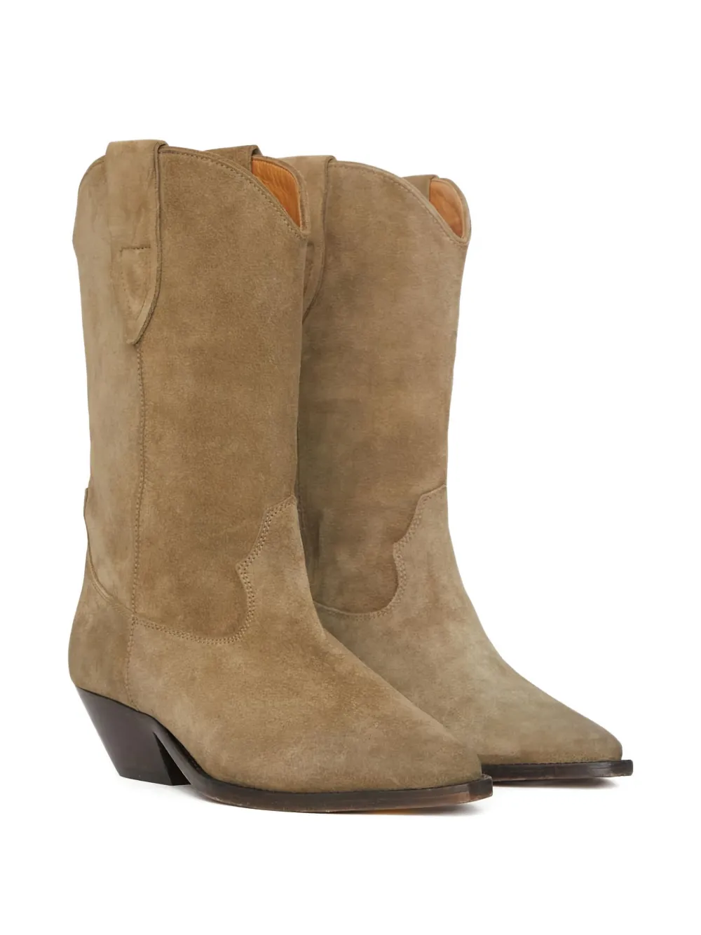 ISABEL MARANT 40 mm Duerto laarzen in Western-stijl Beige