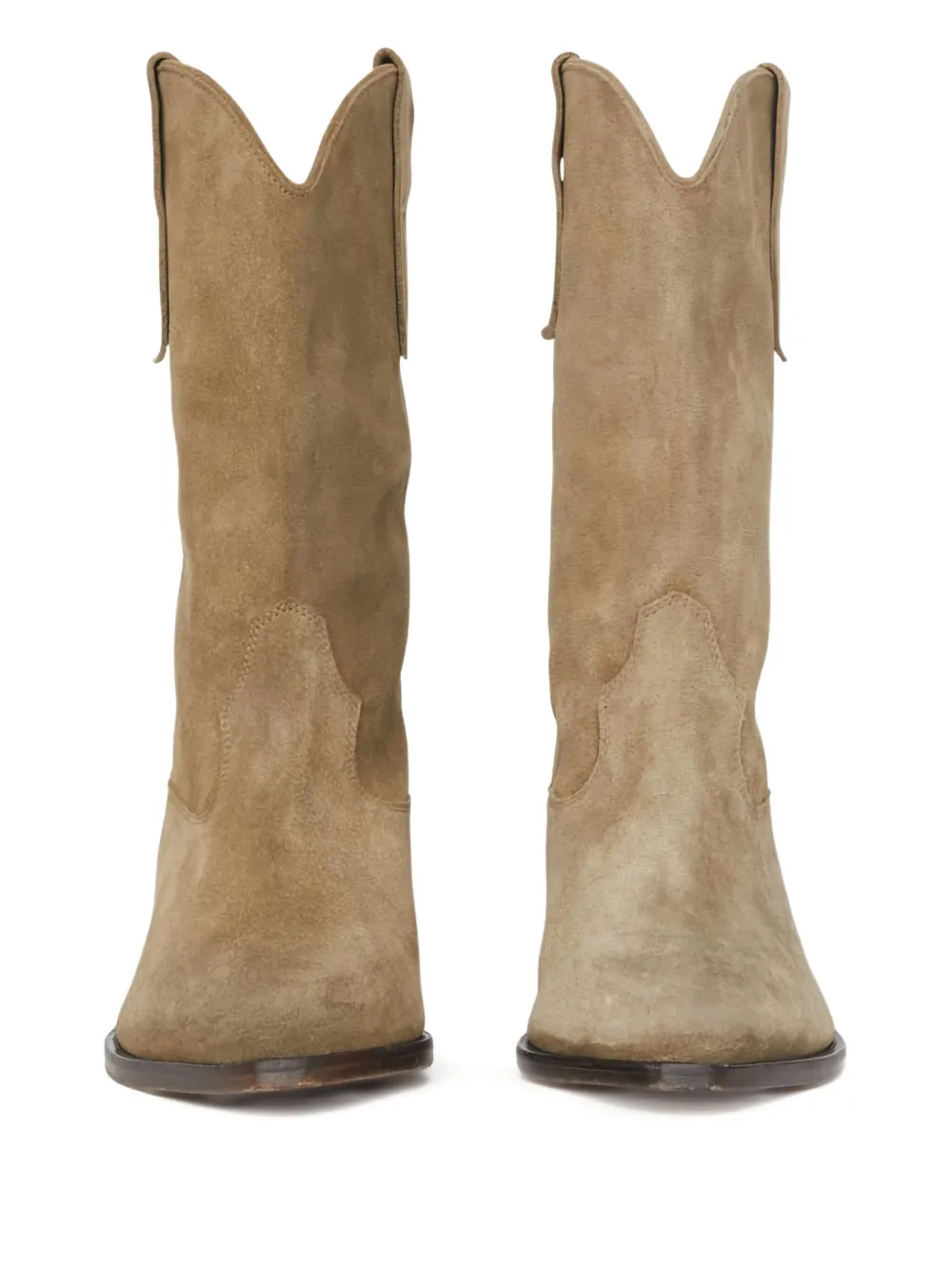 ISABEL MARANT 40 mm Duerto laarzen in Western-stijl Beige