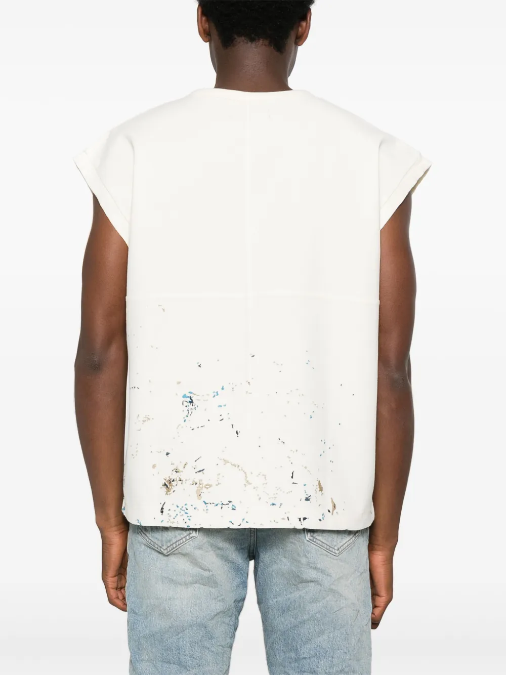 Purple Brand Katoenen T-shirt Beige