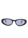 GIGI STUDIOS oval-frame sunglasses - Black