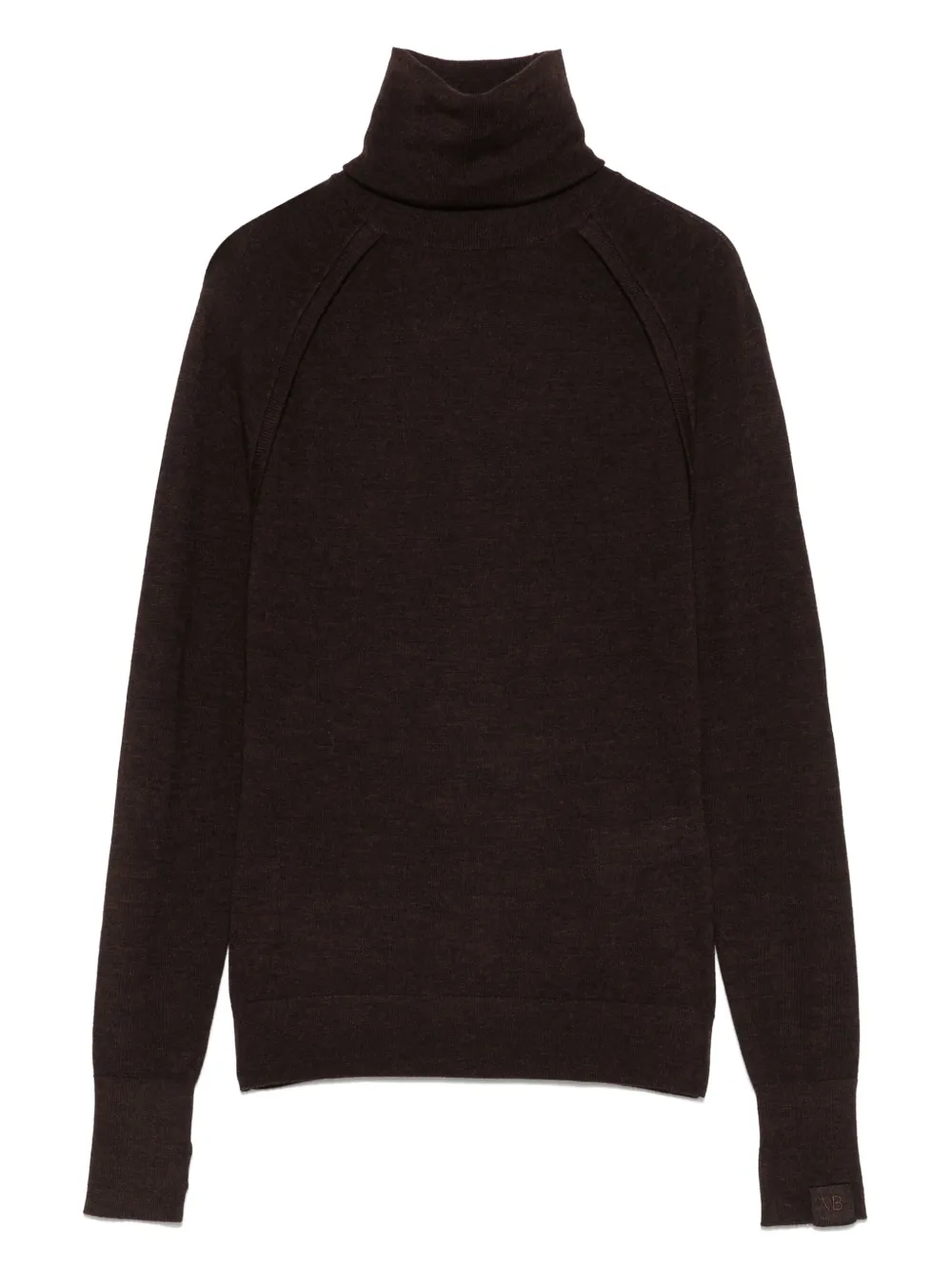 Victoria Beckham Trui met hoge hals Bruin