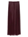 The Frankie Shop Vallen maxi mesh skirt - Red