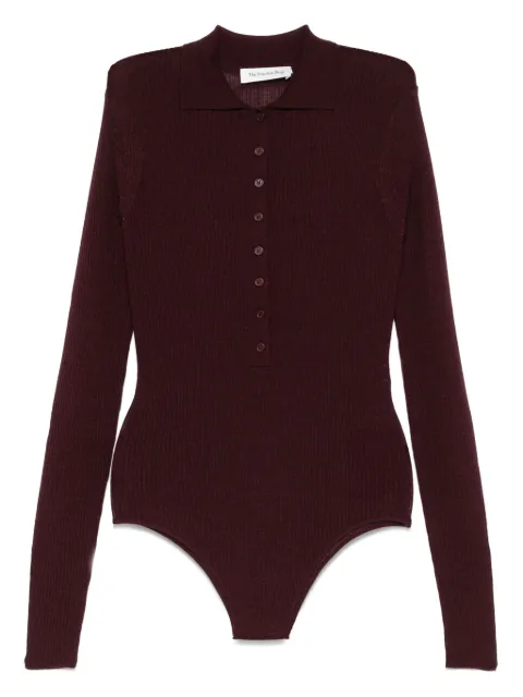 The Frankie Shop Solana polo bodysuit