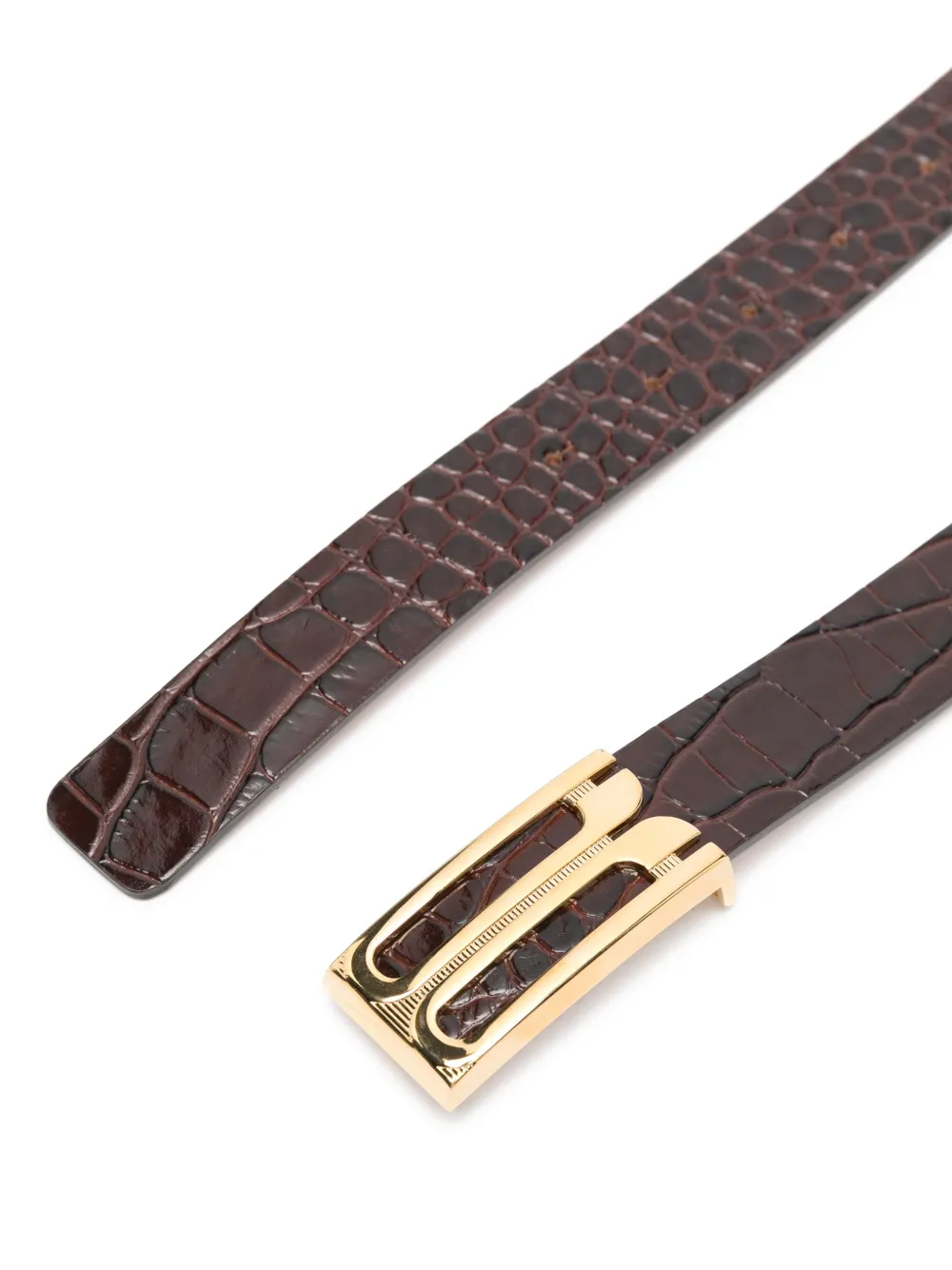 Victoria Beckham Leren riem - Bruin