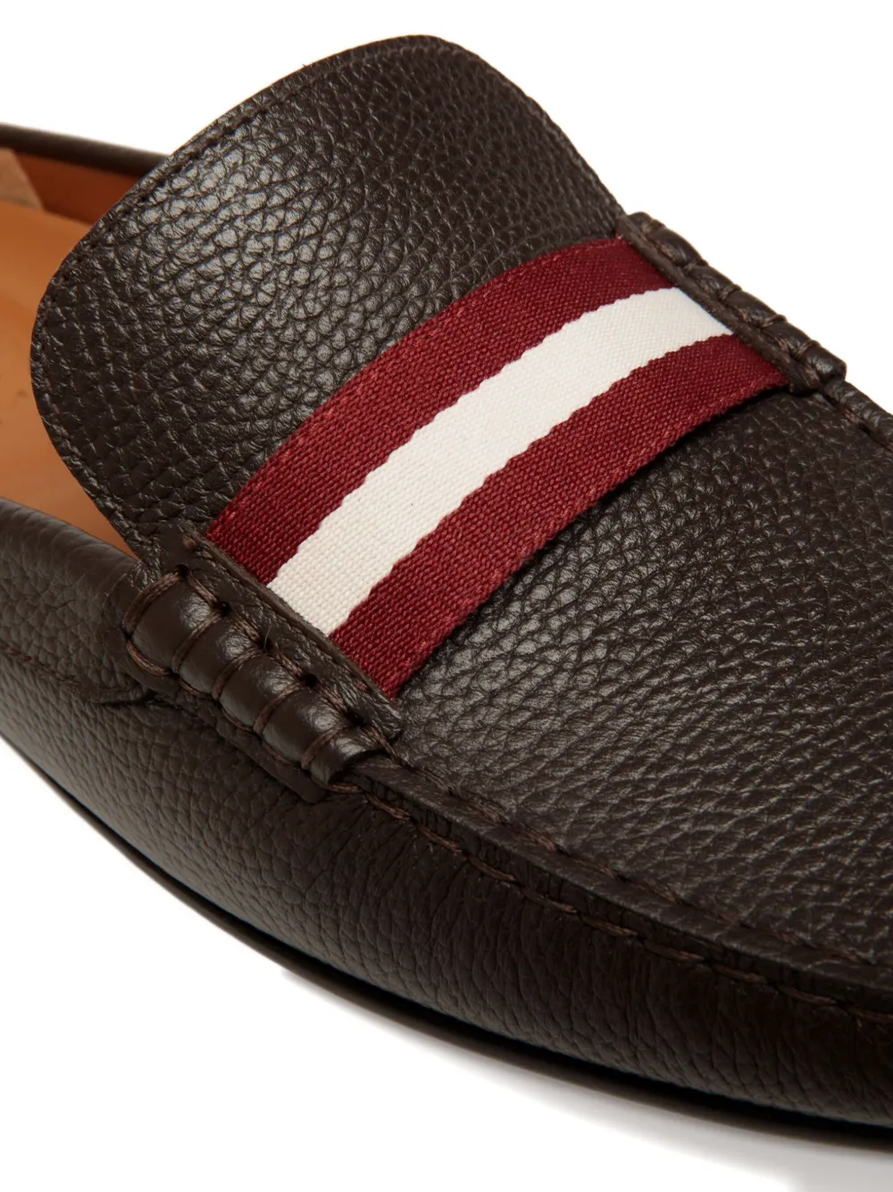 Bally Muiltjes met logodetail Bruin