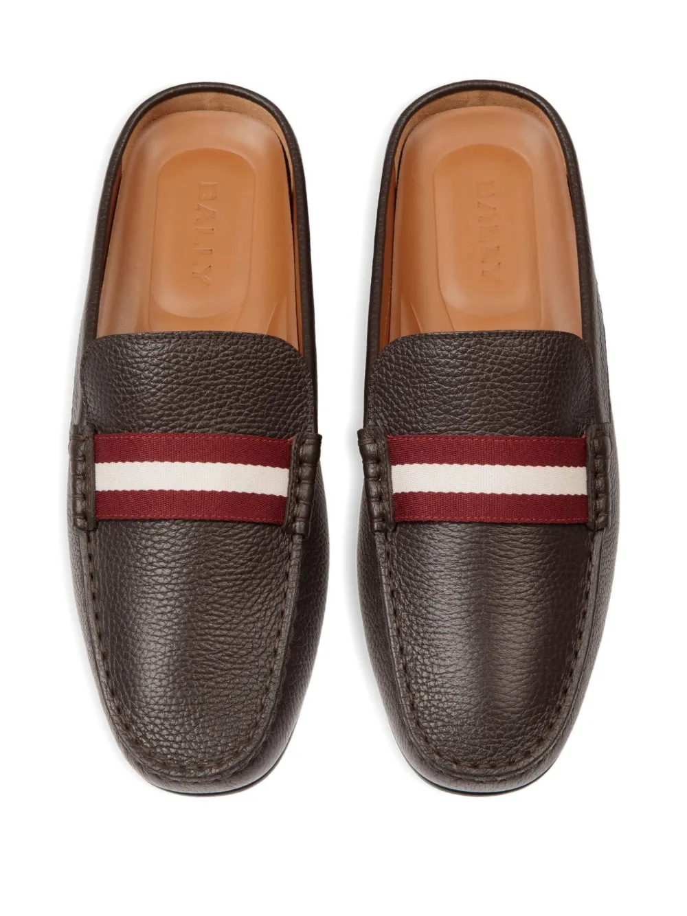 Bally Muiltjes met logodetail Bruin