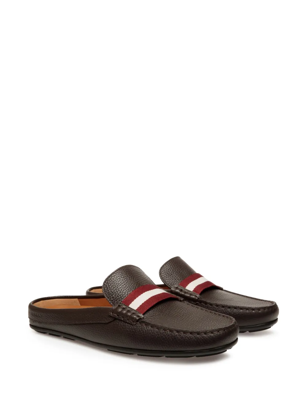 Bally Muiltjes met logodetail - Bruin